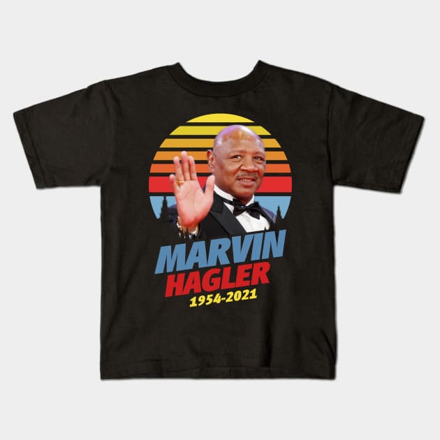 Rip Marvin Hagler 1954-2021 Kids T-Shirt by OTAKUDANG